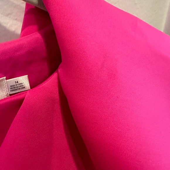 Pink scuba statement dress. Eliza J. Size 14. New with tags! - Picture 6 of 7